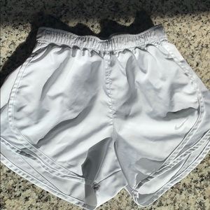 White Nike Dri Fit Shorts